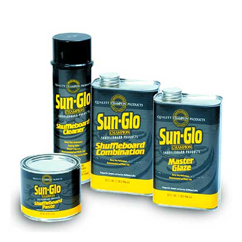 Sun Glo Shuffleboard Silicone / Cleaner combo pack - Maine Home Recreation